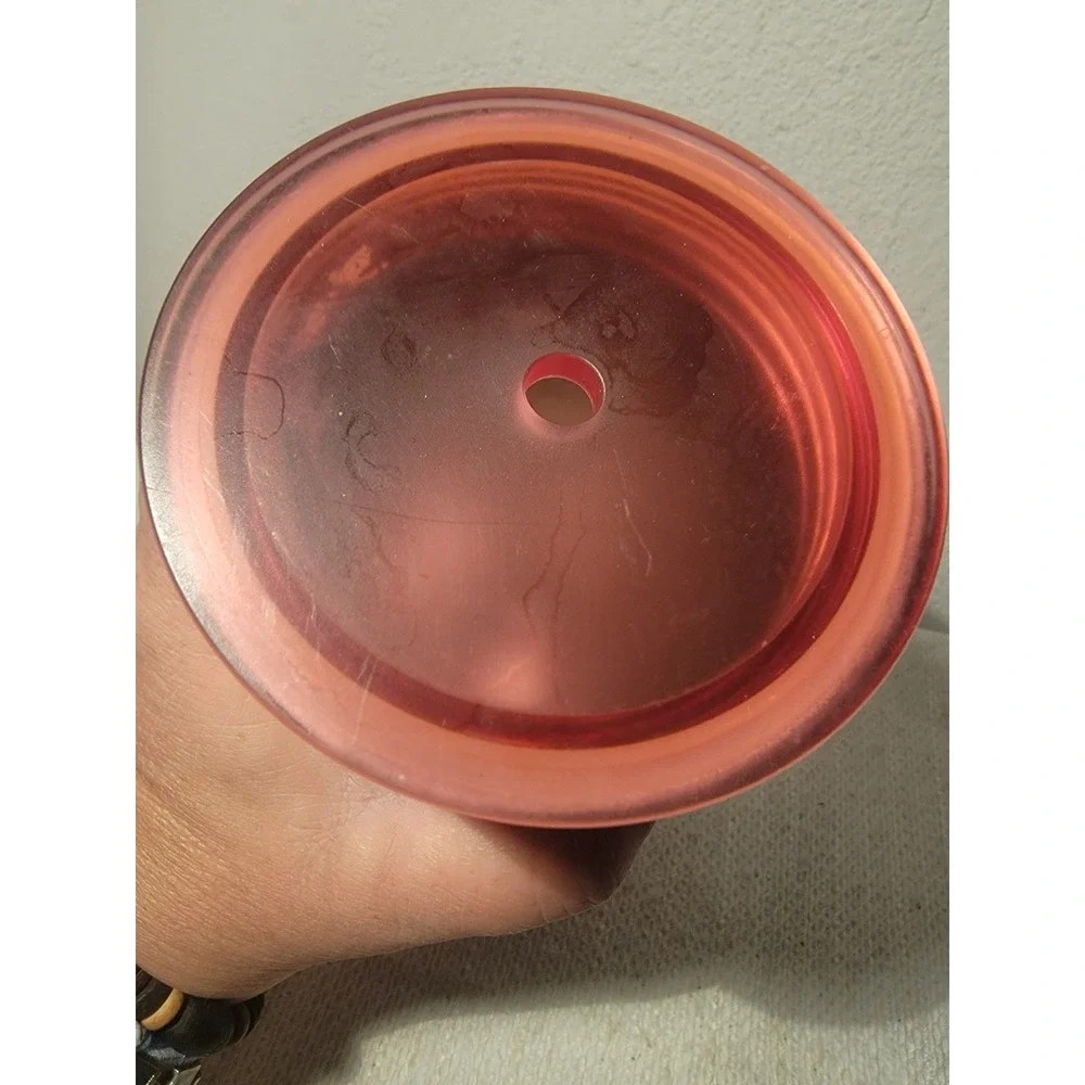 Starbucks‎ Stainless Steel Pink Halo cup tumbler 24oz 2022 No Straw EUC